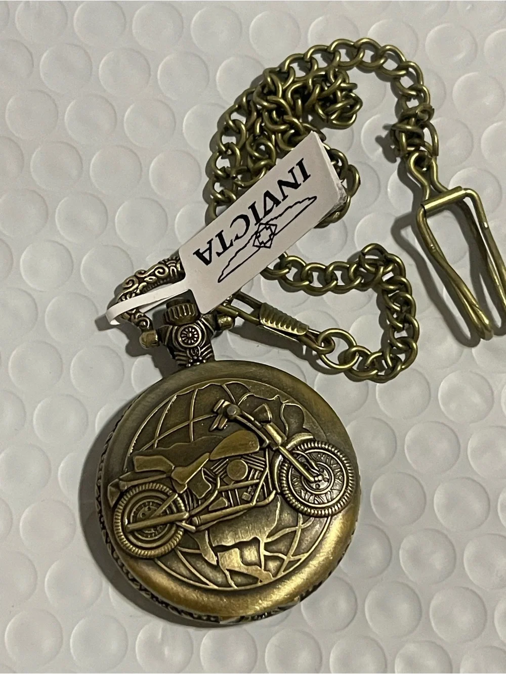 Invicta Vintage Road Warrior Pocket Watch - 47mm. Bronze (49002) new